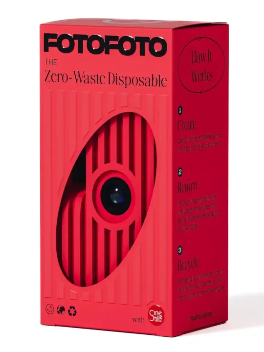 Sustainable Disposable Camera - Poppy