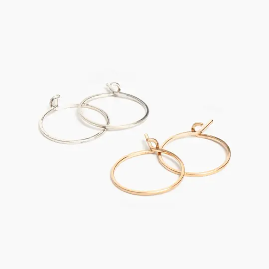 Mini Circle Hoop Earrings