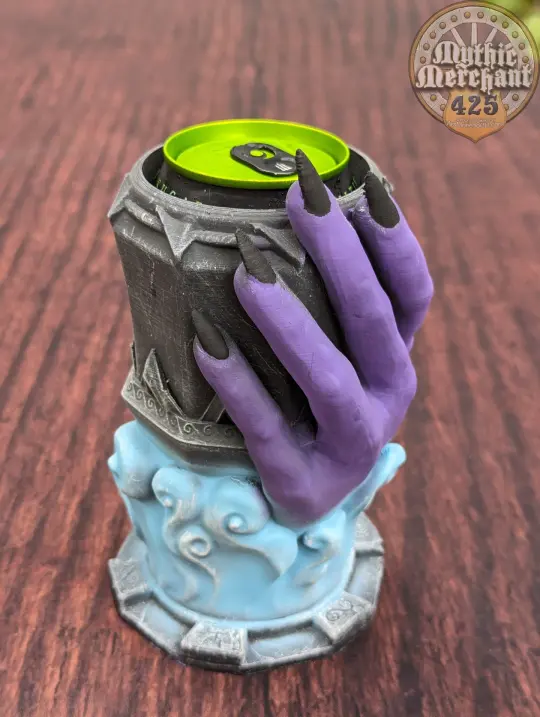 Sorcerer 3D Printed Can Holder- Mythic Mugs Collection by Ars Moriendi 3D- Harness Mystic Powers!