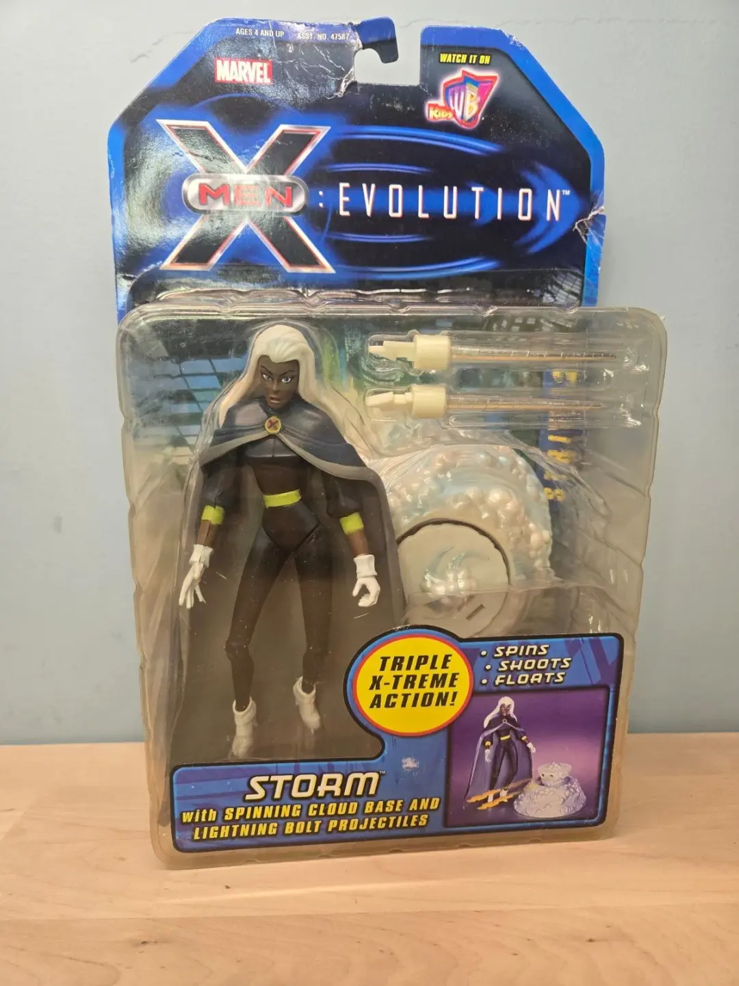 X-Men Evolution Storm Toy Biz 2001 Carded Series 2 w/ Cloud Base MOC