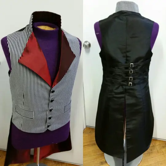 Night Circus Vest with Tails