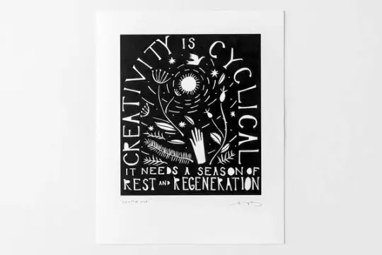 "Creative Rest" 8x10" print
