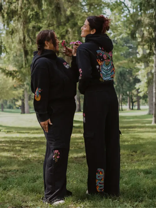 Smell the Flowers Cargo Sweatpants