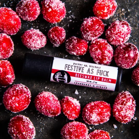 Festive as Fuck Lip Balm.