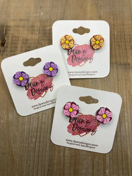 Spring Flower Stud