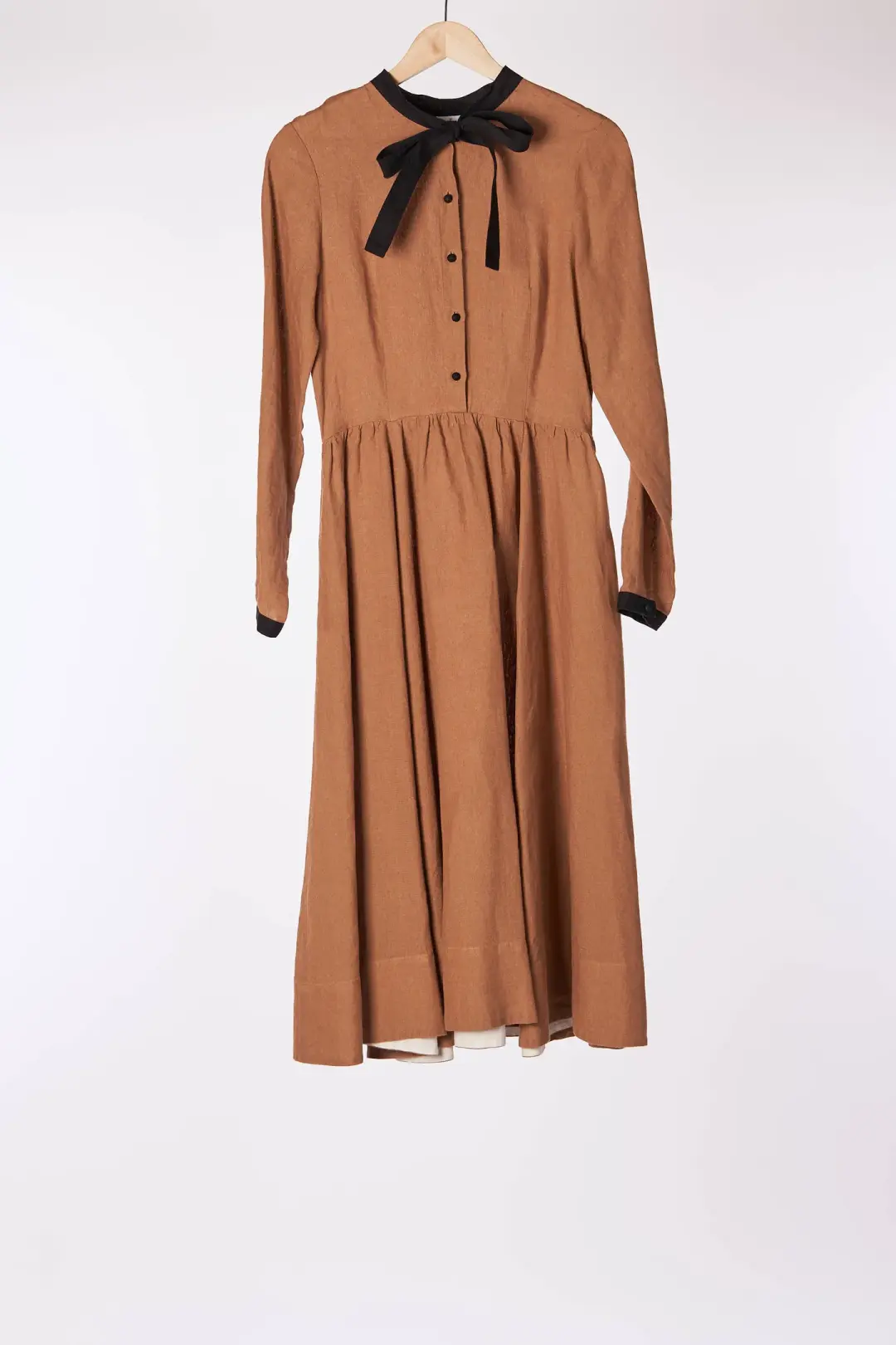 Jasmine Dress, Long Sleeve, Walnut Brown