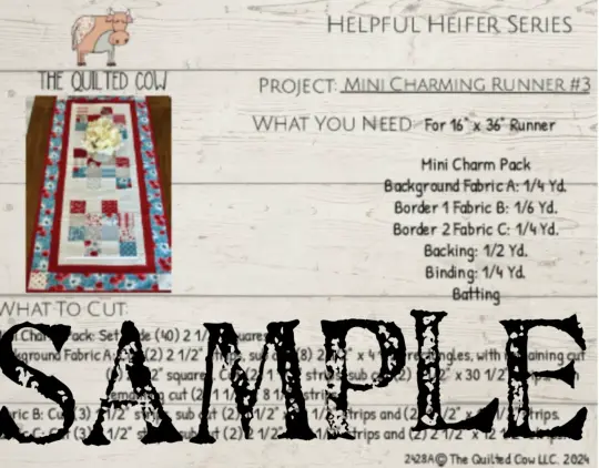 Helpful Heifer Mini Charming Runner #3