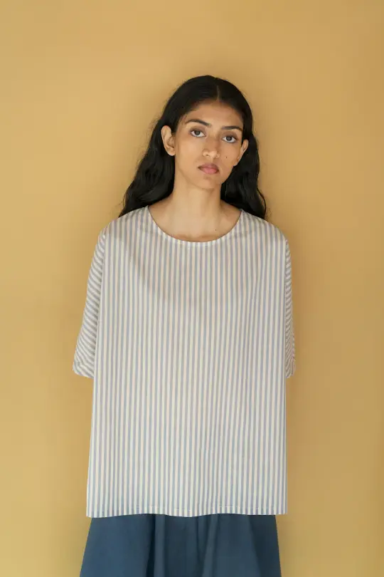 ROSA -  FRENCH BLUE STRIPES