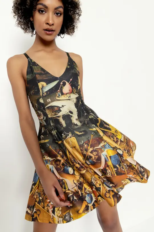 Unearthly Delights Mini Strappy Dress