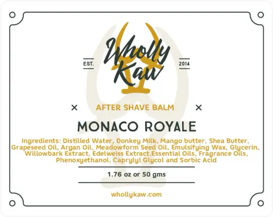 Monaco Royale After Shave Balm, Alcohol-Free