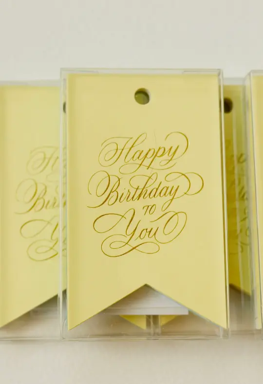 Every Occasion foil printed gift tags set of 24 variety pack