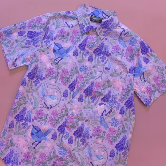 [BUTTON DOWN SHIRT] Fairy Garden