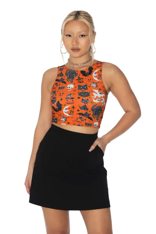 Trick Or Treat Pumpkin Wifey Top