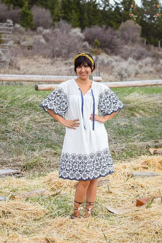 Cotton Embroidered Chemise