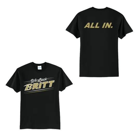 We Back Britt Adult Short Sleeve Tee