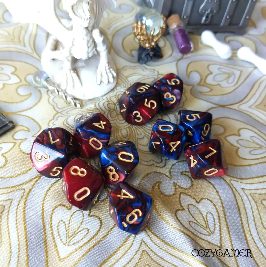 Treatise set of D10s. 10 piece set of ten sided dice