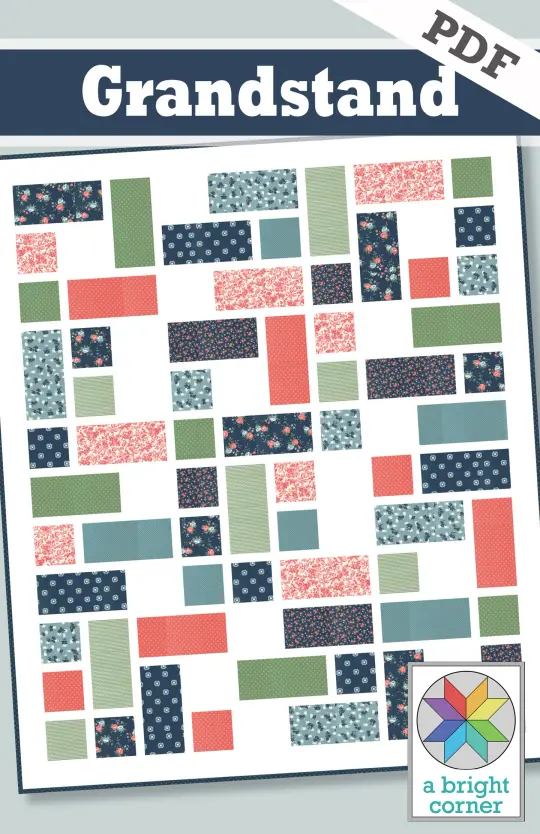 Grandstand quilt pattern - PDF version