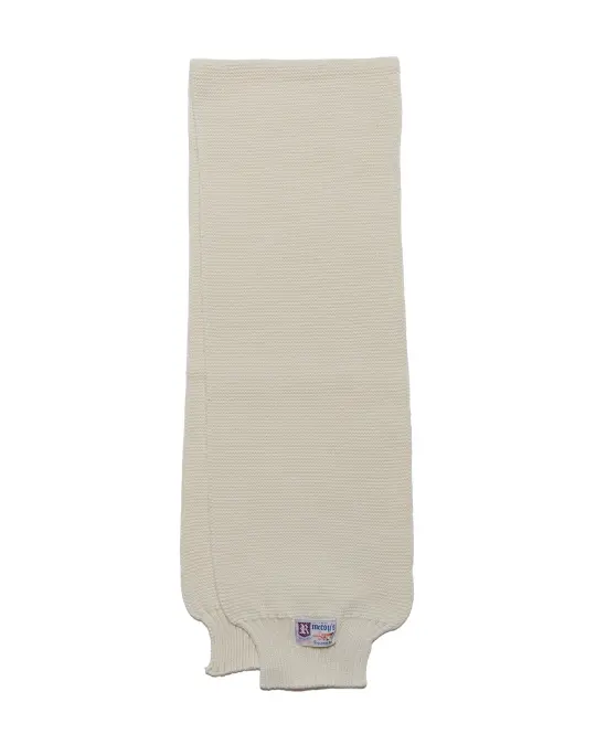 The Real McCoy's MA24103 Scarf, Wool-Knit Ecru