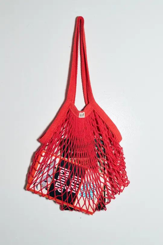 Mini Market Tote Maraschino