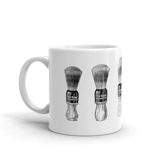 Vintage Shaving Brush Coffee Mug | Available in 2 Sizes!