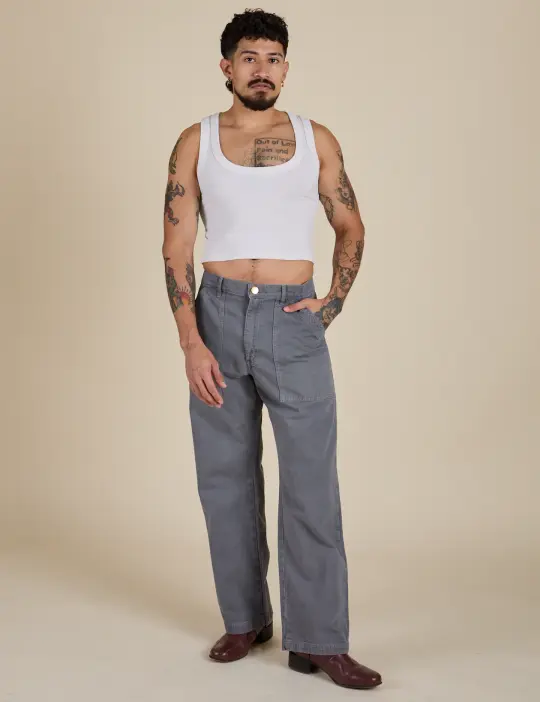 Work Pants - Washed Grey
