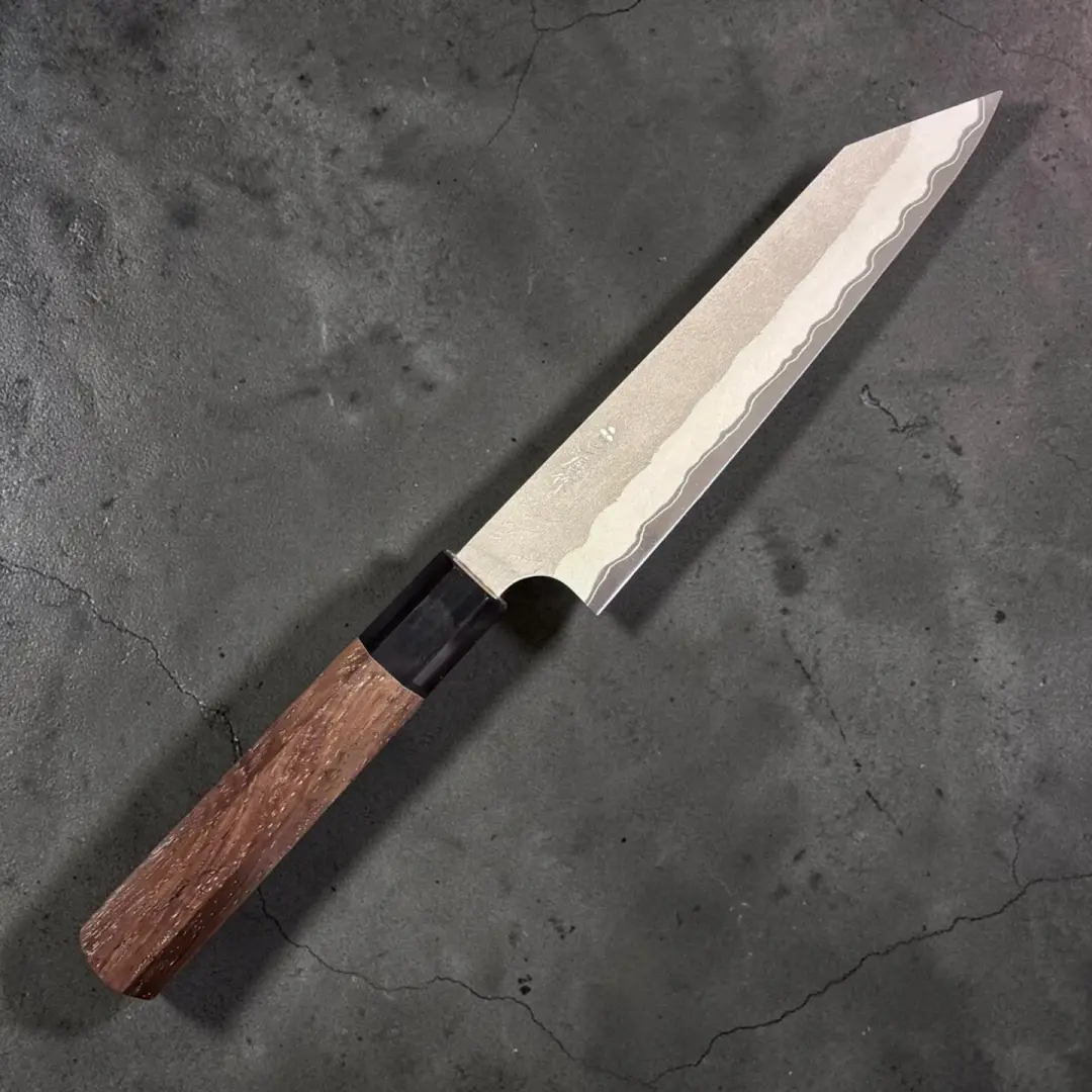 Nigara Aogami Super Migaki Tsuchime Kiritsuke Petty 150mm