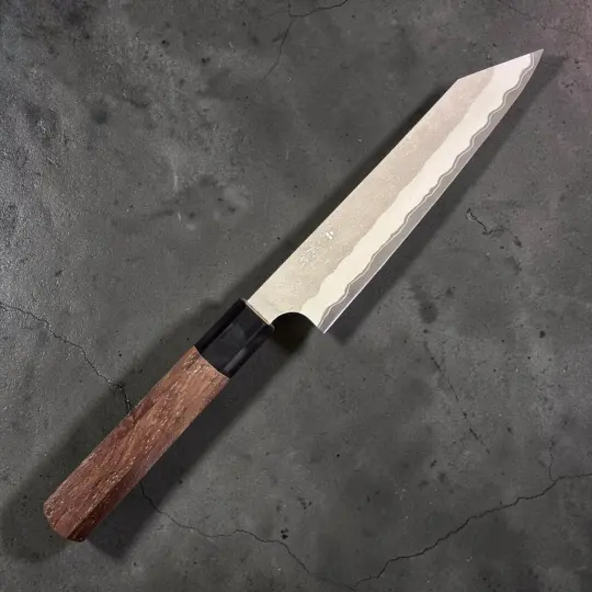 Nigara Aogami Super Migaki Tsuchime Kiritsuke Petty 150mm