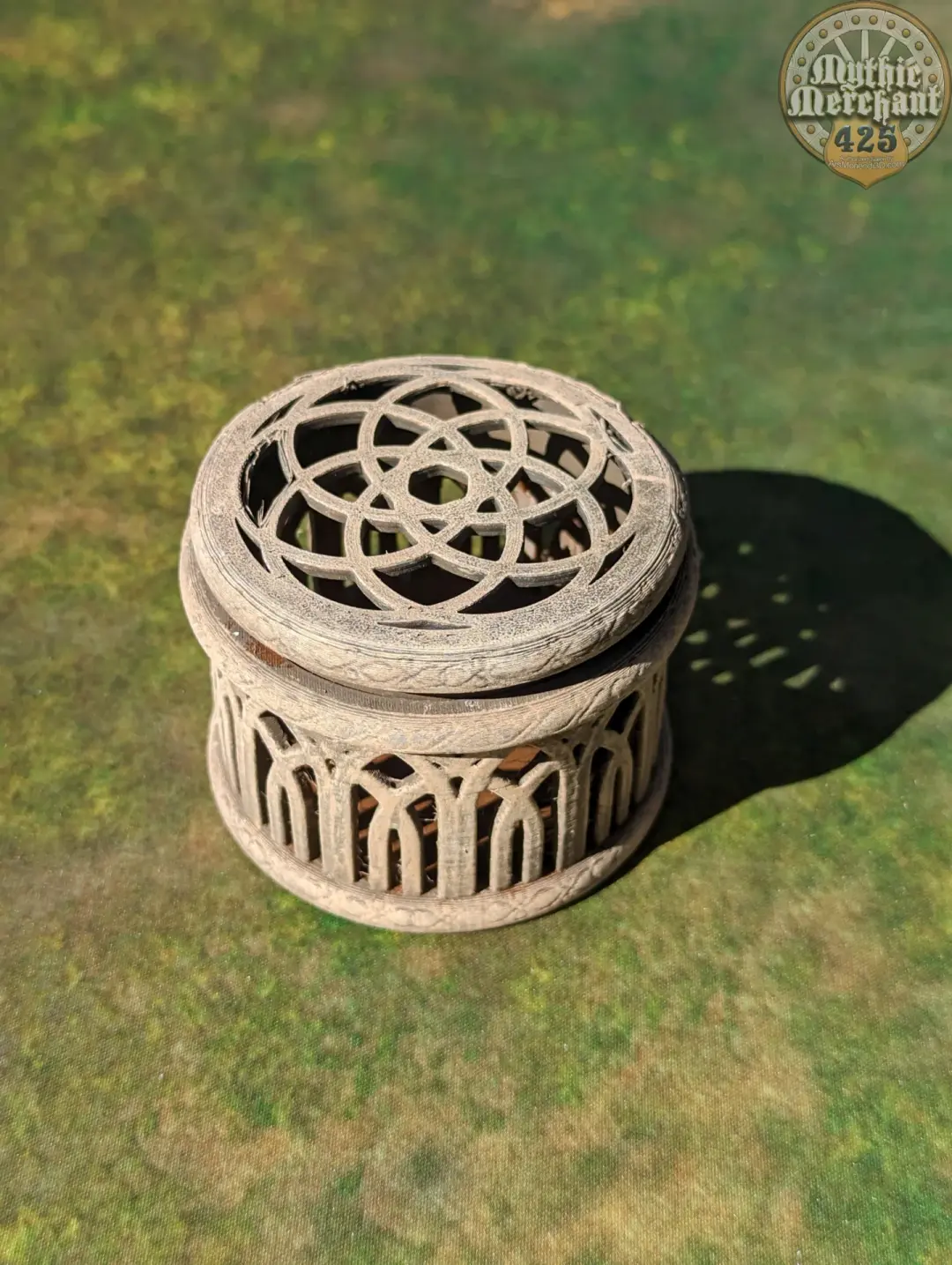 Elf 3D Printed Dice Jail | Dice Vault | Dice Box | Mythic Mugs Collection by Ars Moriendi 3D- Embrace the Elegance of Elven Enchantment!