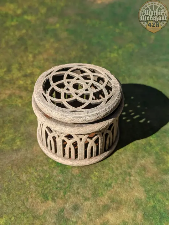 Elf 3D Printed Dice Jail | Dice Vault | Dice Box | Mythic Mugs Collection by Ars Moriendi 3D- Embrace the Elegance of Elven Enchantment!