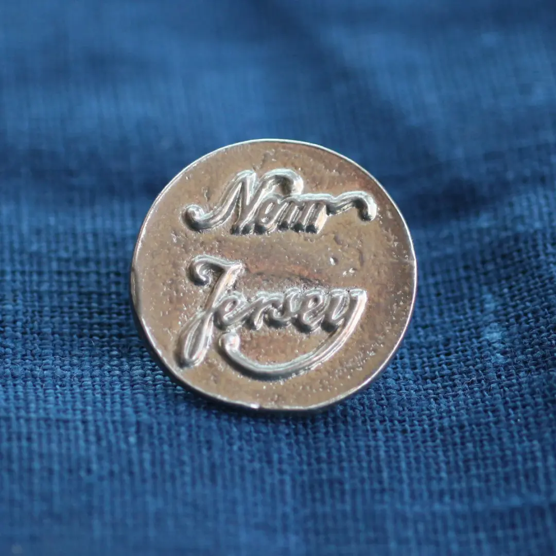 New Jersey Button 1776-1777 - 1" Diameter