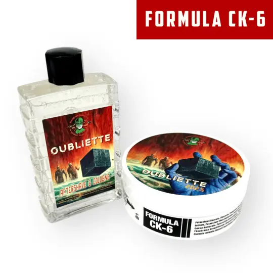 Oubliette Artisan Shaving Soap & Aftershave Bundle | Ultra Premium CK-6 Formula