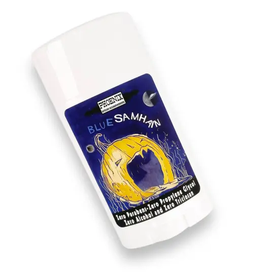 Blue Samhain Natural Deodorant | Sport Strength | Sandalwood, Burnt Sugar, Oakwood, Bourbon, Pumpkin