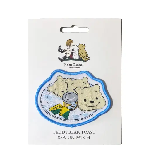 Teddy Bear Toast Sew On Patch