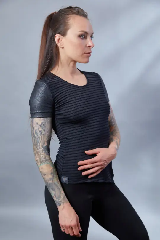 SN Women's shirt with asymmetrical hem