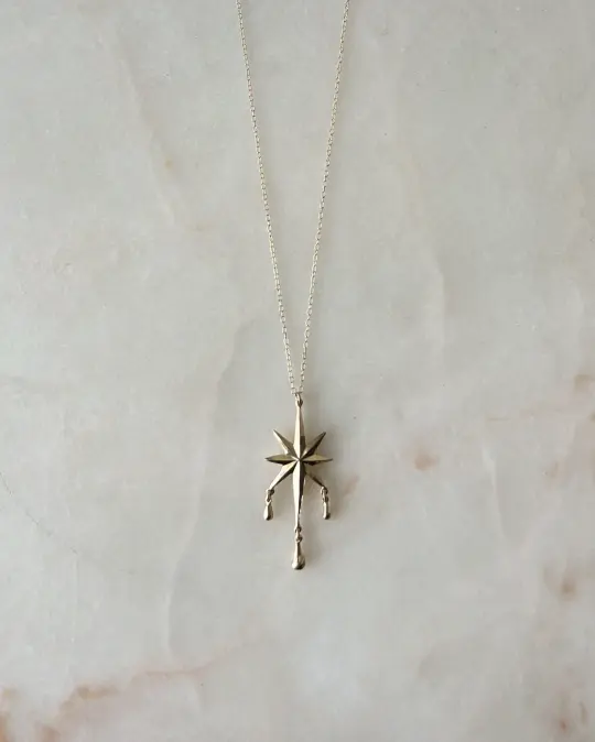 Rising Star // 14ky Necklace (RTS)