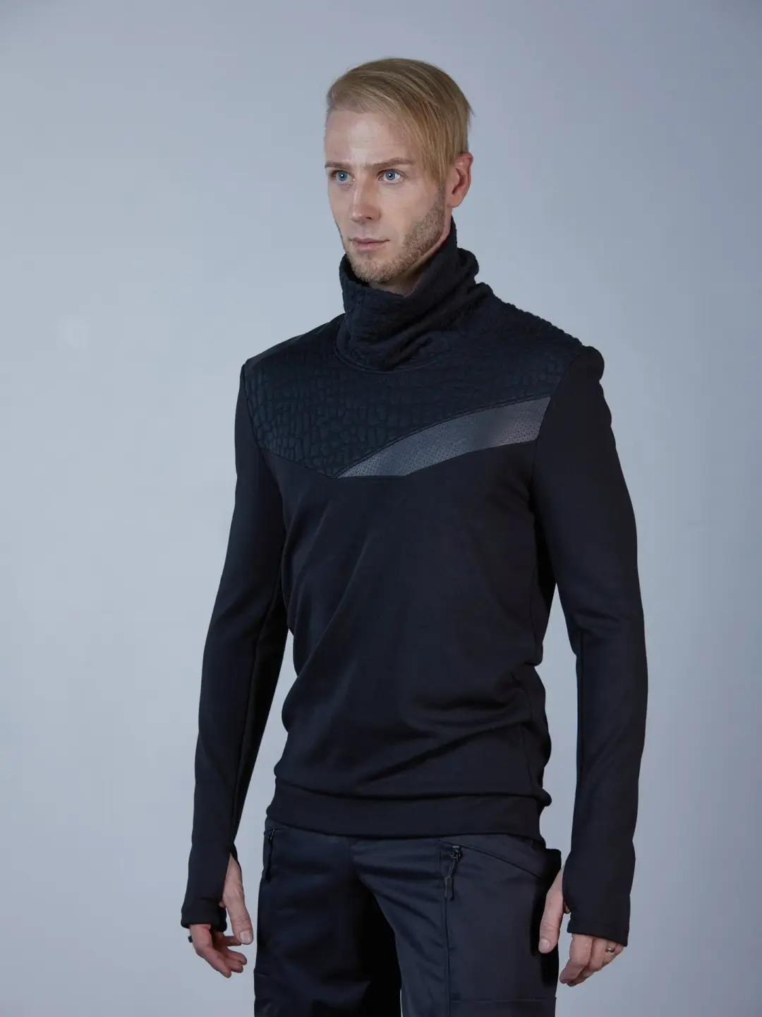 PR black sweater