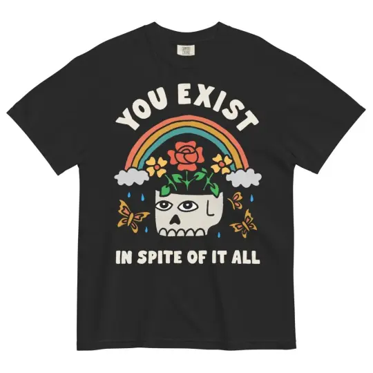 You exist tshirt (black)