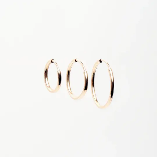 Endless Hoops in 14K Gold-filled