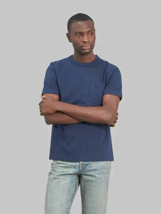 Whitesville Heavyweight Pocket T-Shirt Navy