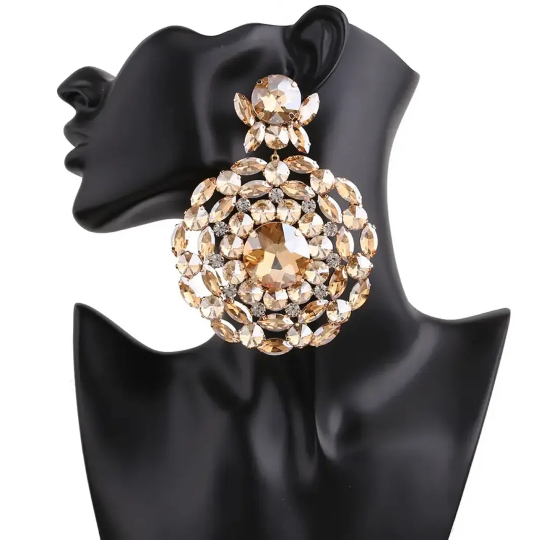 Elena clip earrings